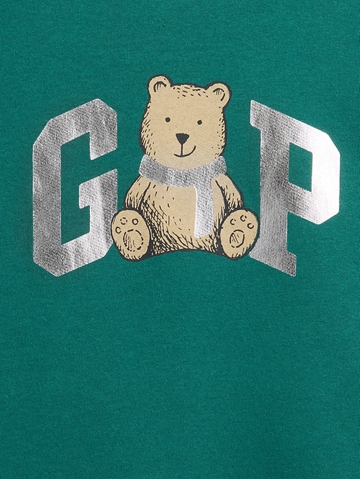 felpa con logo grafico per bambini