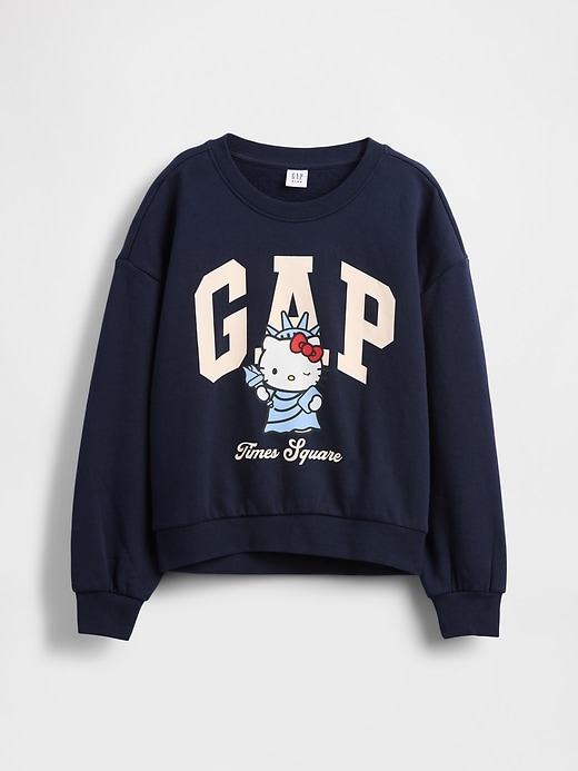 felpa con logo hello kitty vintagesoft per bambini