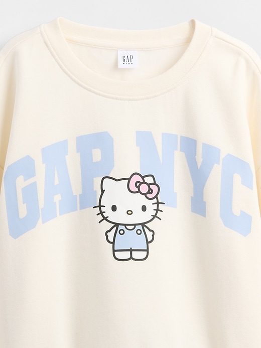 felpa con logo hello kitty vintagesoft per bambini