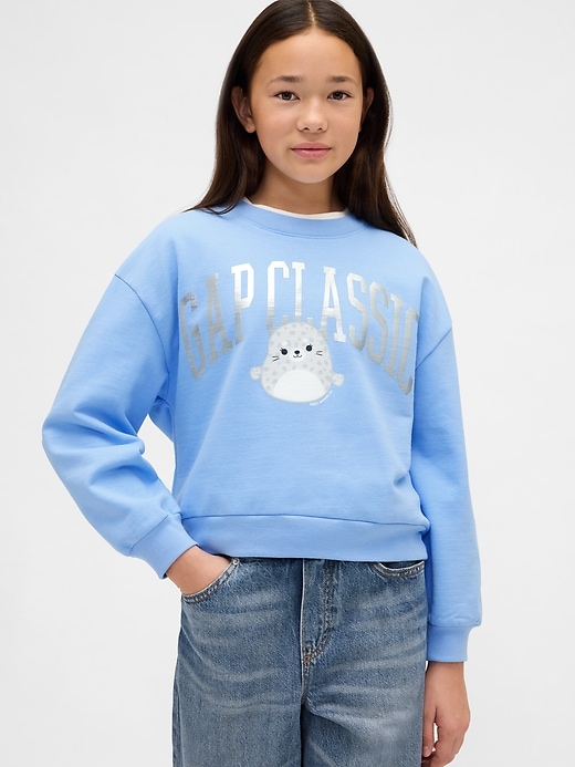 felpa con logo squishmallow vintagesoft per bambini