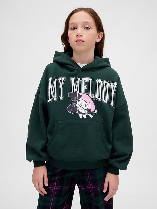 felpa con cappuccio hello kitty oversize vintage e morbida per bambini