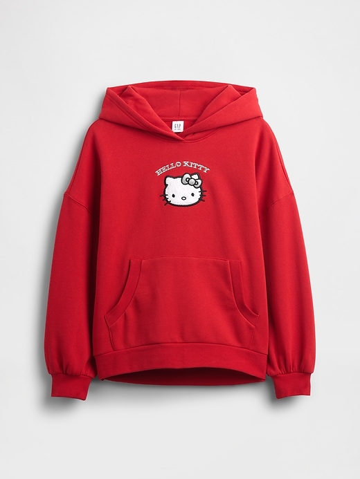 felpa con cappuccio hello kitty oversize vintage e morbida per bambini