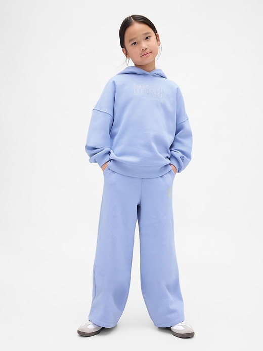 felpa con cappuccio oversize wicked vintagesoft per bambini