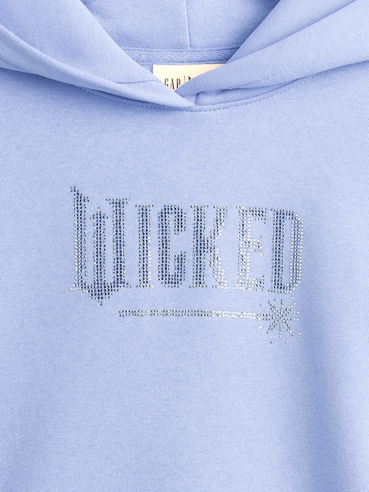 felpa con cappuccio oversize wicked vintagesoft per bambini