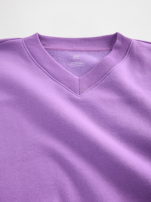 felpa con scollo a v rilassata vintagesoft per bambini