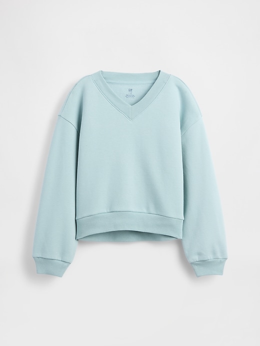 felpa con scollo a v rilassata vintagesoft per bambini
