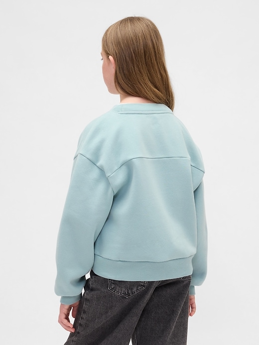 felpa con scollo a v rilassata vintagesoft per bambini