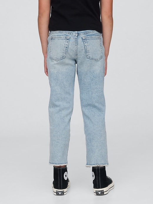 jeans girlfriend a vita media per bambini