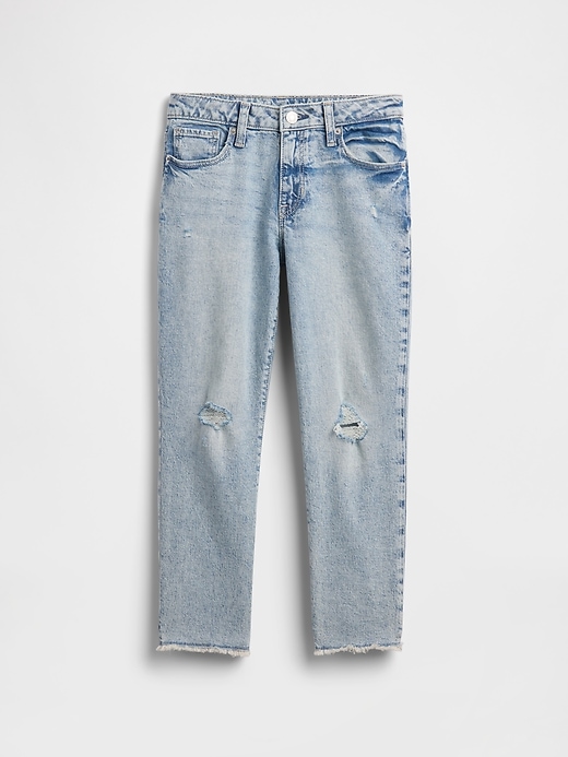 jeans girlfriend a vita media per bambini