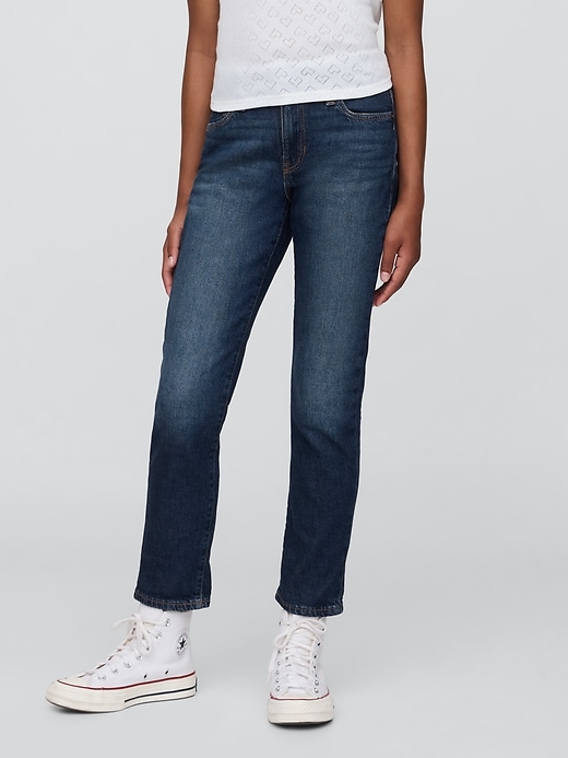 jeans girlfriend a vita media per bambini
