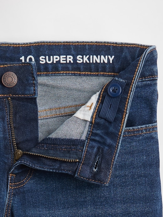 jeans super skinny a vita media per bambini adatti a tutti i giorni