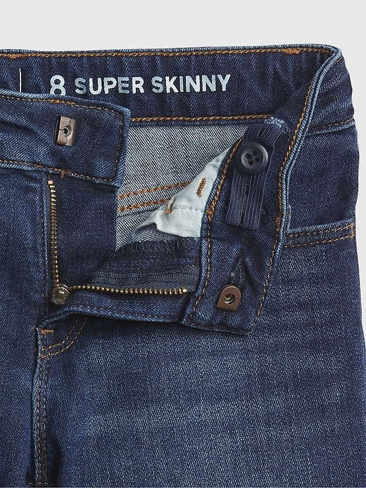 jeans super skinny a vita media per bambini adatti a tutti i giorni