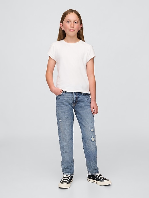 jeans girlfriend a vita media per bambini