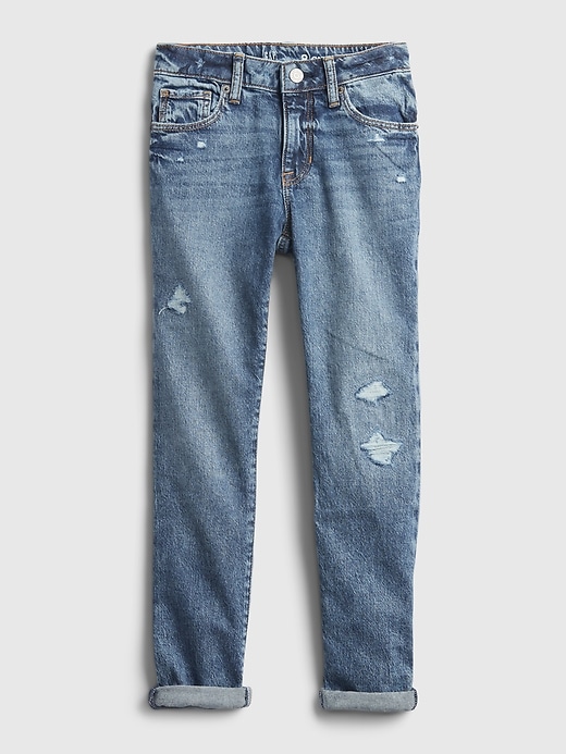 jeans girlfriend a vita media per bambini