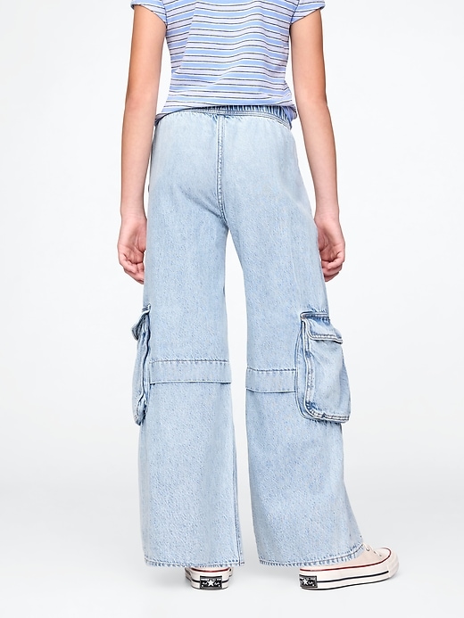 jeans cargo larghi ultra morbidi per bambini