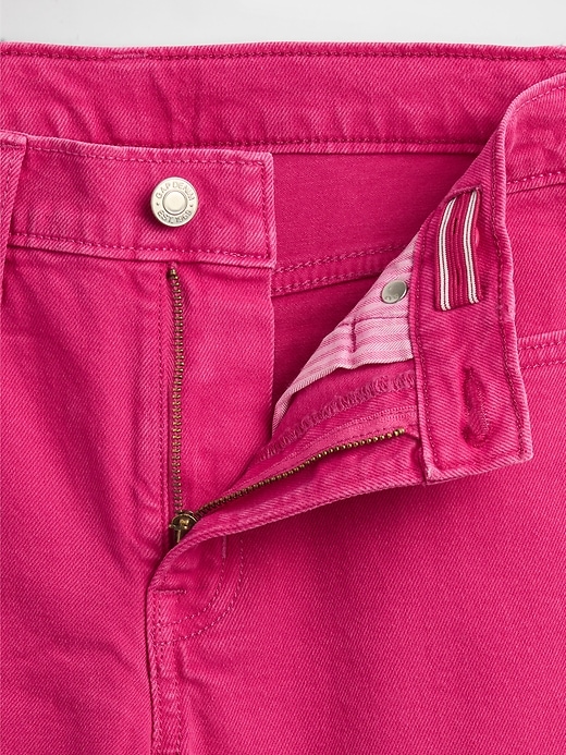 jeans a gamba larga e vita alta stride per bambini