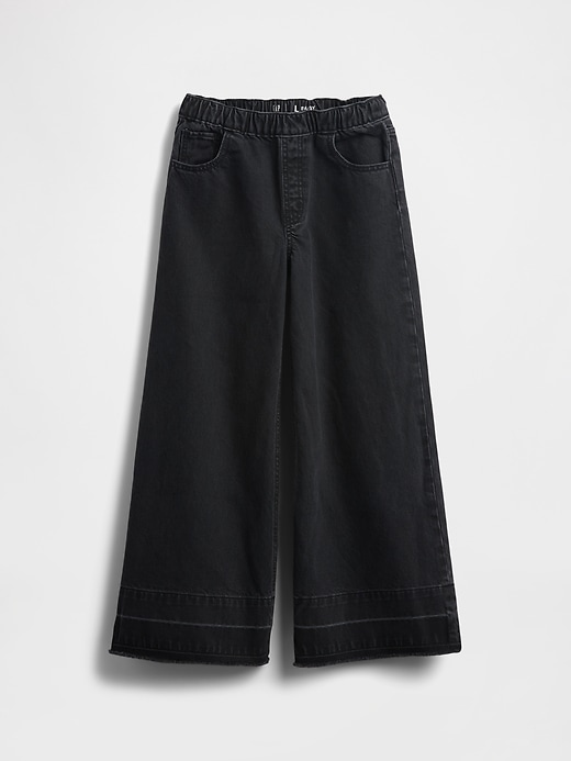 jeans larghi a vita bassa per bambini