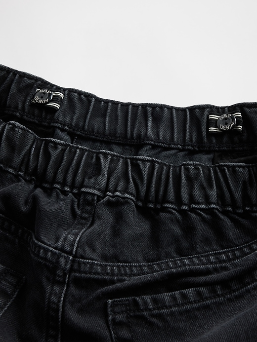 jeans larghi a vita bassa per bambini