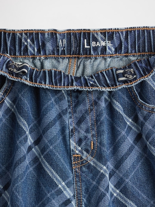 jeans easy barrel a vita alta per bambini