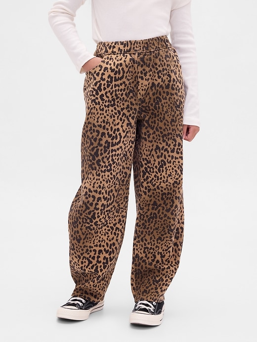 jeans easy barrel a vita alta per bambini