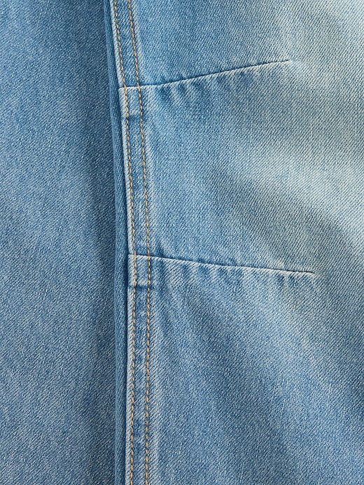jeans easy barrel a vita alta per bambini