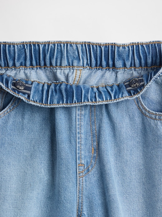 jeans easy barrel a vita alta per bambini