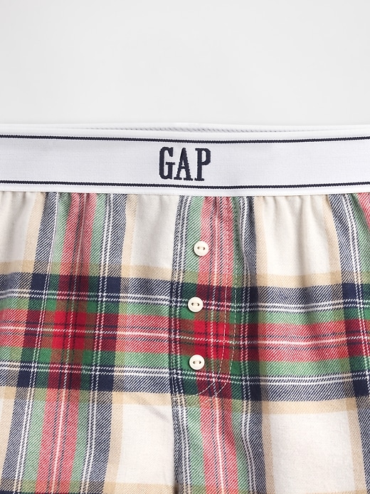 boxer da pigiama in flanella riciclata per bambini