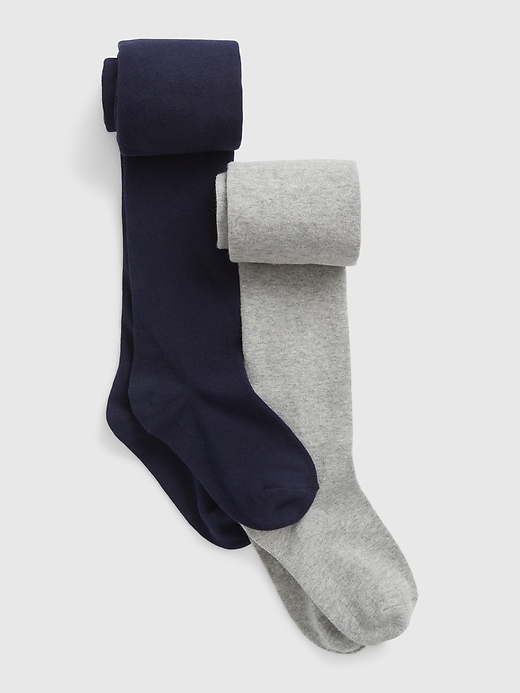 collant basic in maglia per bambini confezione da 2
