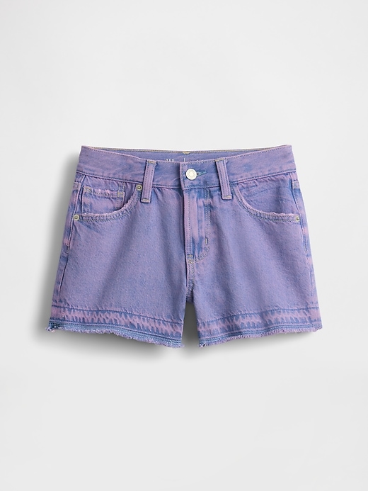 pantaloncini in denim a vita bassa stride per bambini