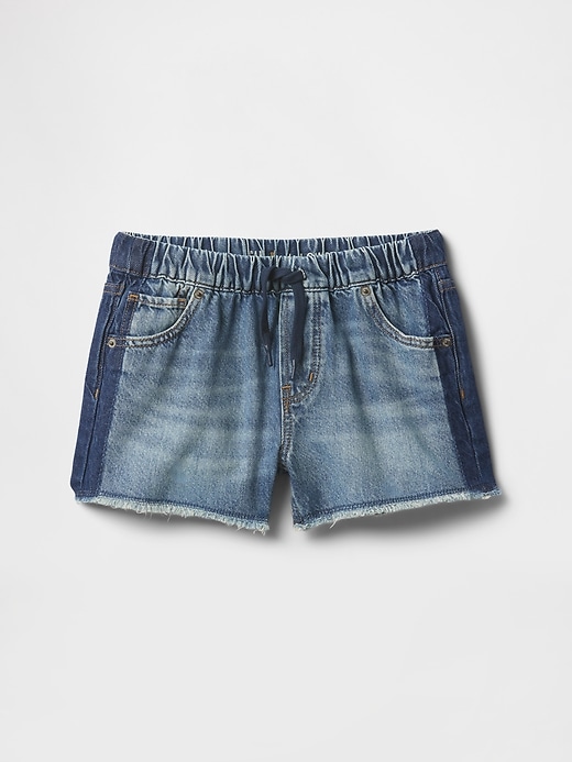 pantaloncini in denim a vita bassa per bambini