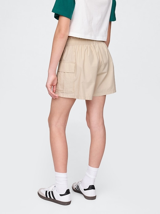 pantaloncini cargo in popeline per bambini