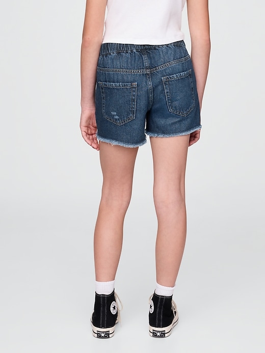 pantaloncini in denim ultrasoft stride easy a vita bassa per bambini