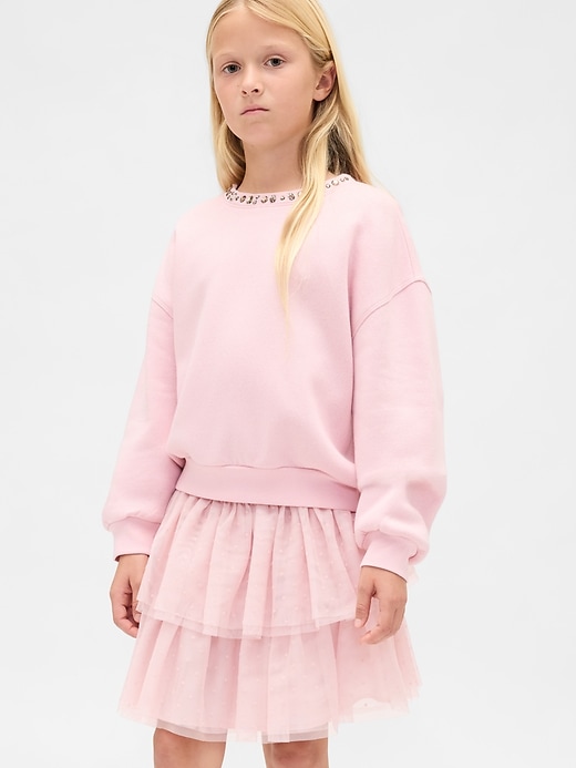 gonna in tulle a strati per bambini
