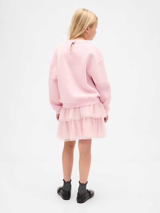 gonna in tulle a strati per bambini