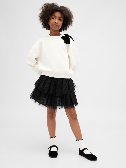 gonna in tulle a strati per bambini