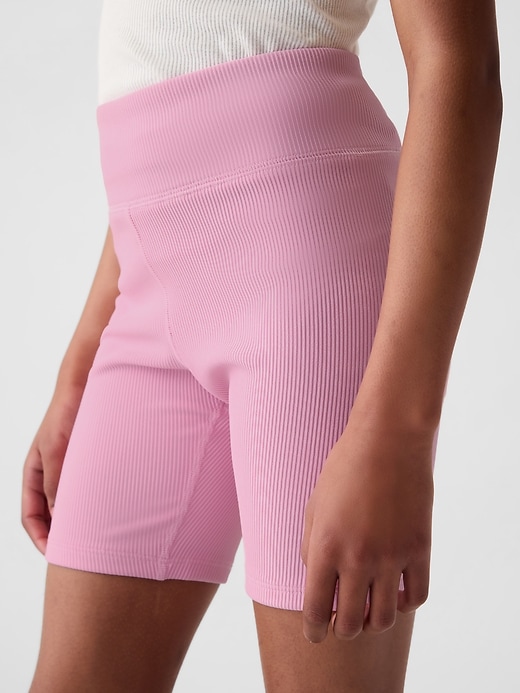 pantaloncini da ciclista a coste per bambini