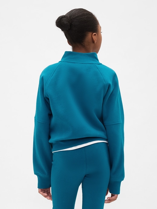 pullover vintagesoft con mezza zip per bambini