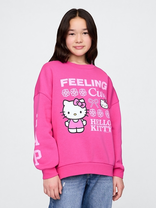 felpa con cappuccio hello kitty per bambini