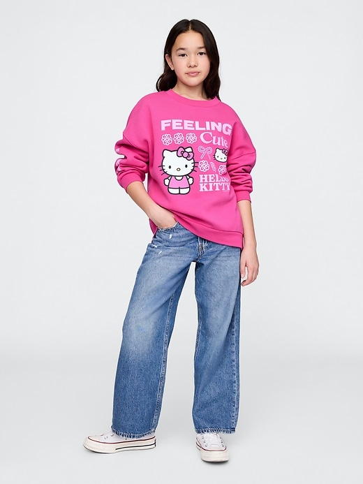 felpa con cappuccio hello kitty per bambini
