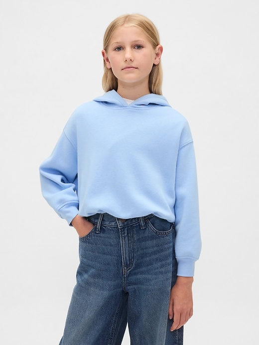felpa con cappuccio oversize vintagesoft bubble per bambini