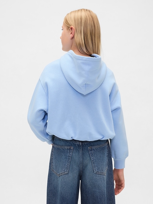 felpa con cappuccio oversize vintagesoft bubble per bambini