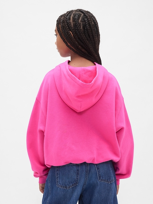 felpa con cappuccio oversize vintagesoft bubble per bambini