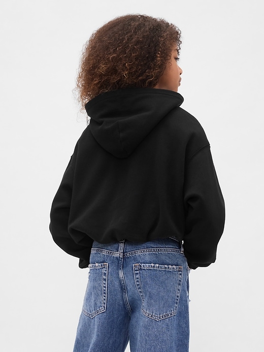 felpa con cappuccio oversize vintagesoft bubble per bambini
