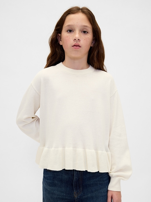 maglione peplo rilassato per bambini