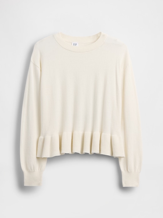 maglione peplo rilassato per bambini
