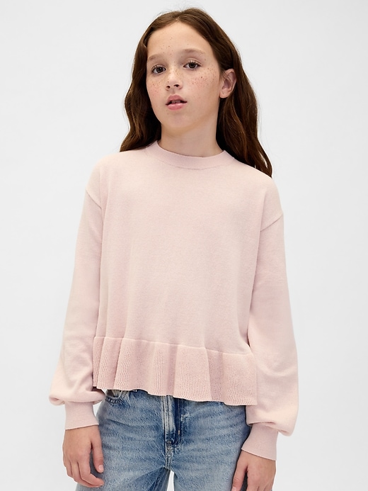 maglione peplo rilassato per bambini