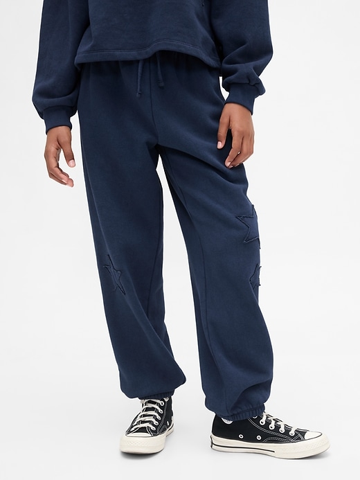 pantaloni da jogging con toppe rilassate vintagesoft per bambini