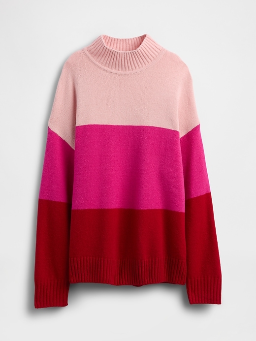 maglione a tunica a righe cashsoft per bambini