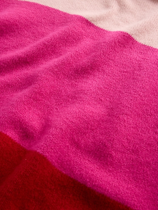 maglione a tunica a righe cashsoft per bambini