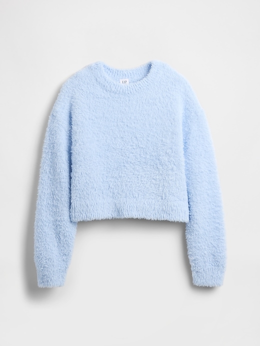 maglione girocollo con ciglia per bambini